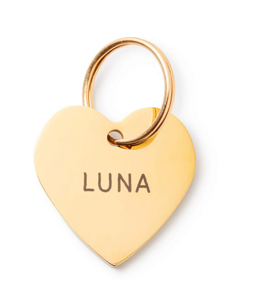 Heart Pet ID Tag