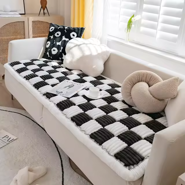 Plaid Pet Couch Cover